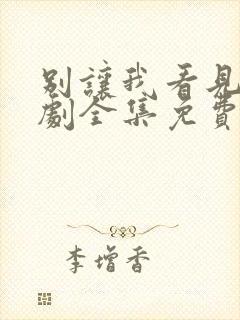 别让我看见电视剧全集免费观看