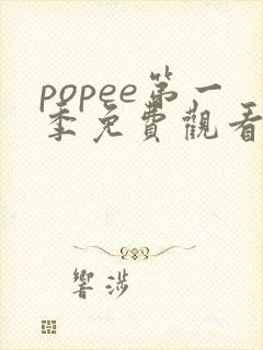 popee第一季免费观看全集高清