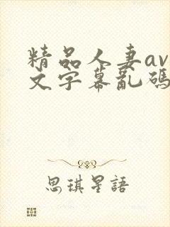 精品人妻av中文字幕乱码男同