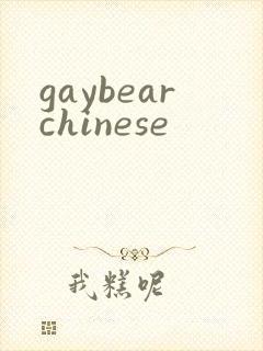 gaybearchinese