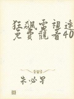 狂飙电视连续剧免费观看40集