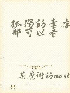 孤独的幸存者在哪可以看