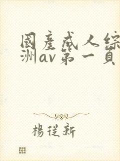 国产成人综合亚洲av第一页封面