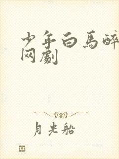 少年白马醉春风网剧