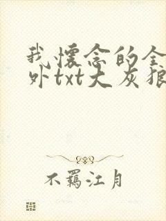 我怀念的全文番外txt大灰狼