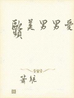 欧美男男爱爱视频