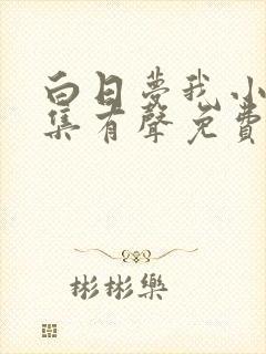 白日梦我小说全集有声免费听