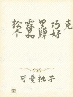 松露黑巧克力哪个品牌好