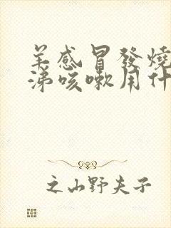 羊感冒发烧流鼻涕咳嗽用什么药