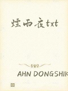烟雨夜txt