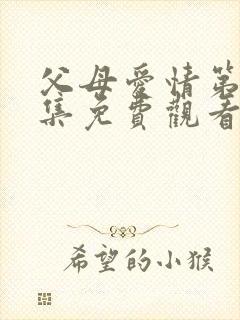 父母爱情第23集免费观看完整版封面