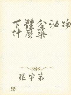 下体分泌物多吃什么药