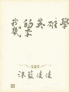 我的英雄学院共几季封面