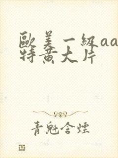 欧美一级aaa特黄大片