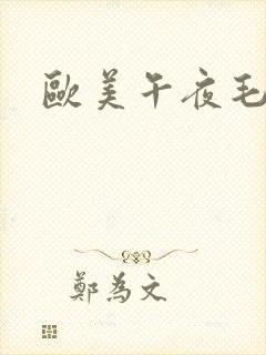 欧美午夜毛日片封面