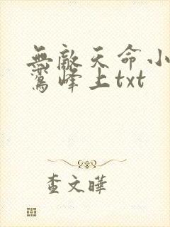 无敌天命小说青鸾峰上txt
