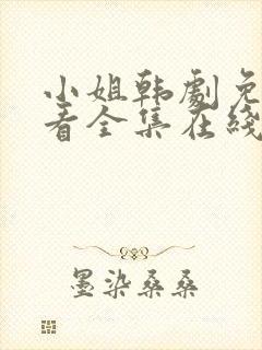 小姐韩剧免费观看全集在线高清