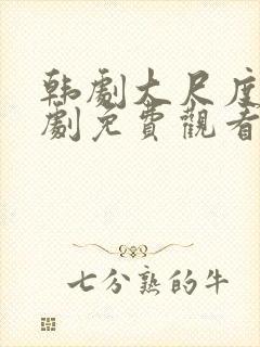 韩剧大尺度电视剧免费观看