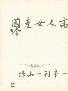 国产女人高潮呻吟