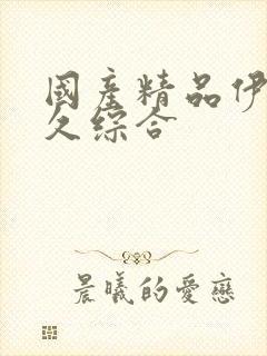 国产精品伊人久久综合封面