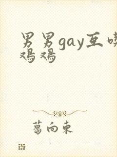 男男gay互吃鸡鸡