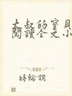 大叔的宝贝免费阅读全文小说