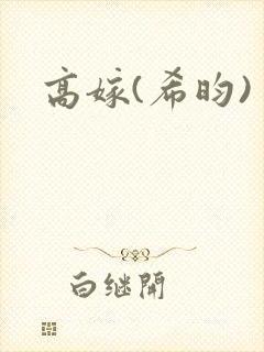 高嫁(希昀)封面
