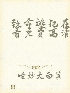 致命逃犯在线观看免费高清