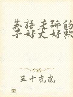 英语老师的小兔子好大好软水