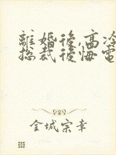 离婚后,高冷女总裁后悔电子版