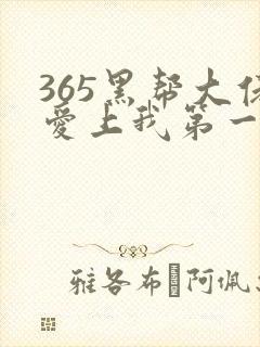 365黑帮大佬爱上我第一部剧封面