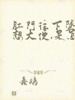 肛门往下坠,总想大便,是怎么回事