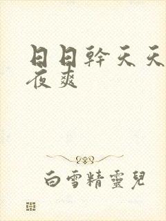 日日干天天操夜夜爽封面