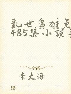 乱世枭雄免费听485集小说手机版封面