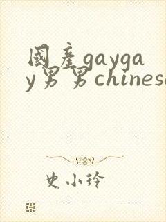 国产gaygay男男chinese