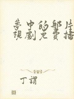 梦中的那片海电视剧免费播放全集