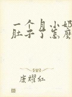 一个月小奶狗拉肚子了怎么办