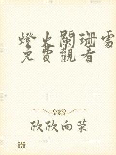 灯火阑珊处短剧免费观看封面