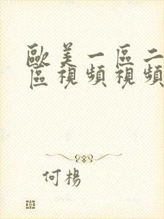 欧美一区二区三区视频视频