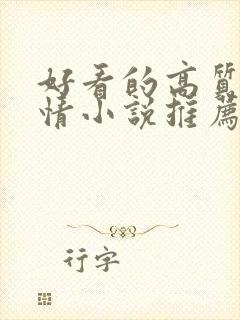 好看的高质量言情小说推荐封面