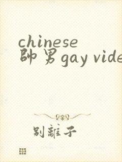 chinese帅男gay videos