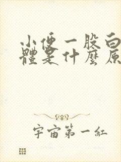 小便一股白色液体是什么原因