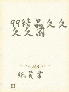 99精品久久久久久国