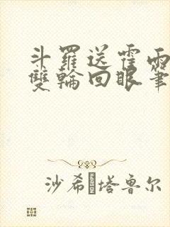 斗罗送霍雨浩一双轮回眼笔趣阁