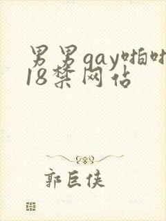 男男gay啪啪18禁网站封面