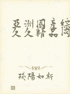 亚洲国产综合久久久精品网站