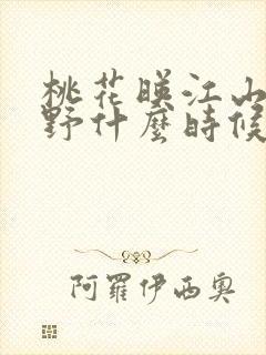 桃花映江山沈在野什么时候爱上姜桃花