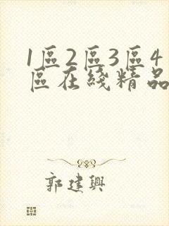 1区2区3区4区在线精品乱码