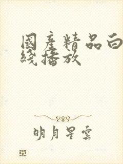 国产精品白丝在线播放