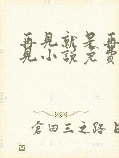 再见就是再也不见小说免费阅读全文